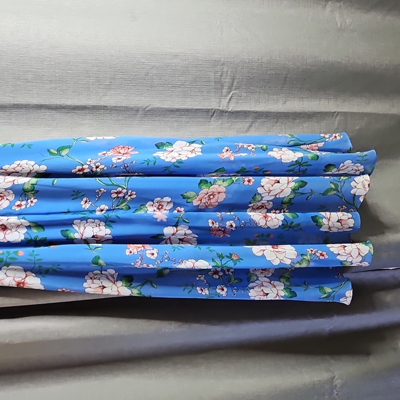 FLORAL MIDI-WRAP HI LOW PETITE SZE-8 JESSICA HOWARD DRESS NWT - Picture 6 of 8